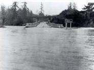 1964 flood at the Wallace Bridge