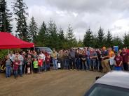 Group photo of some of the volunteers