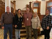 Richard Buxton (Brother), Tina Grubb (Daughter), Detective John Williams, Linda Amsler (Sister) & Candice Thomas (Daughter)