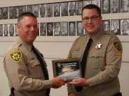 Sheriff Garton Presents Lifesaving Award to Eric Berry