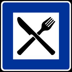 Sign of knife and fork