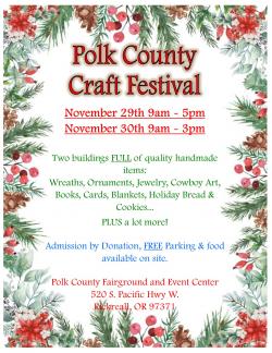Craft festival flyer