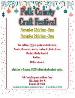 Craft festival flyer