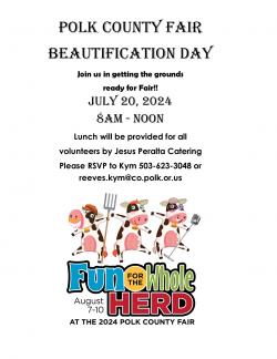 Beautification Day Flyer