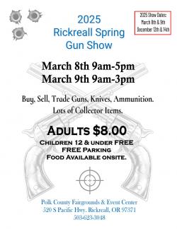 2025 Rickreall Spring Gun Show