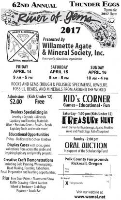Gem and Mineral Show Flyer