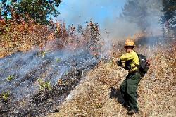 Fighting Wildfire in Polk County