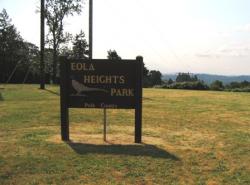 Eola Heights Park Sign