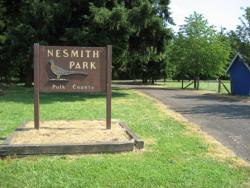 Nesmith Park Entrance Sign