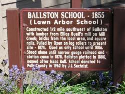 Ballston Park Entrance Sign