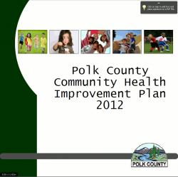 Polk County Community Health Improvement Plan 2012