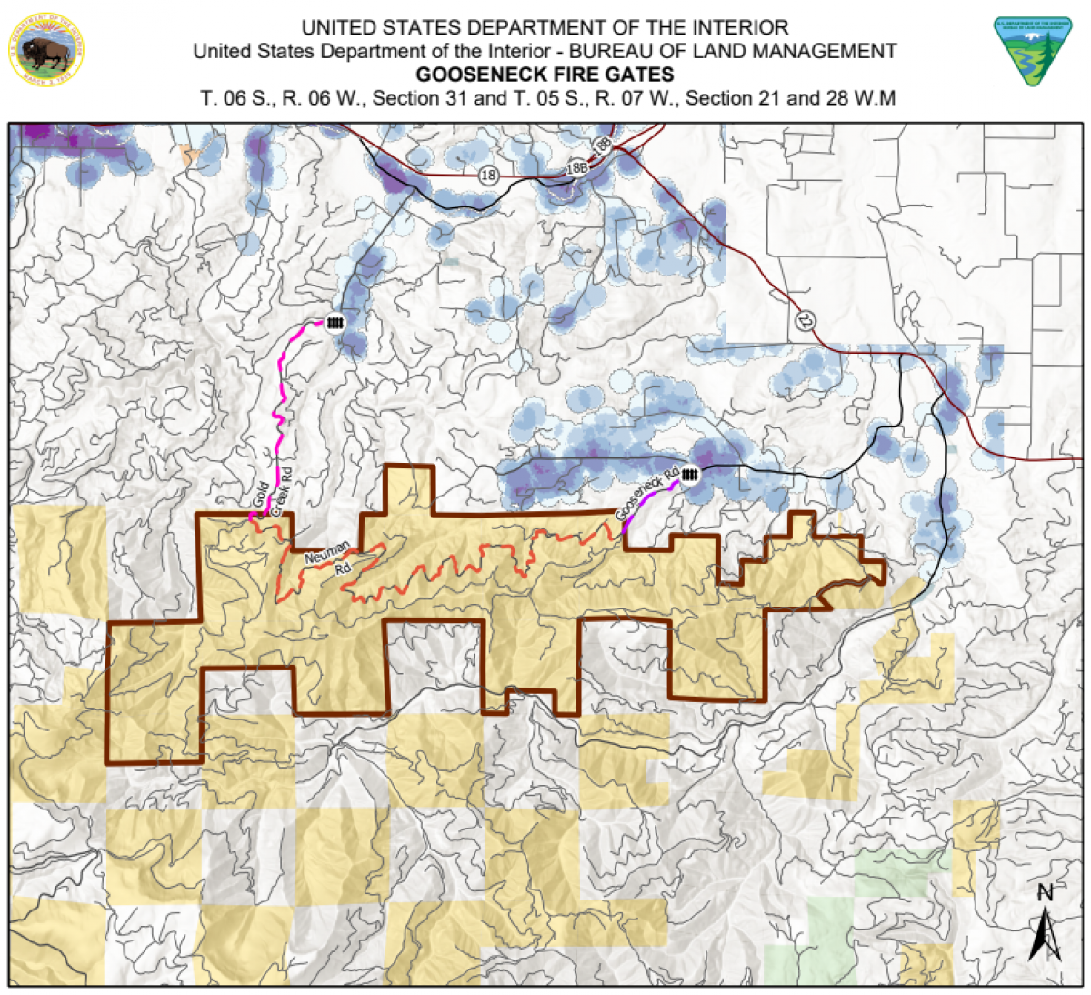 BLM Gooseneck Fire Gates Gooseneck Fire Gates