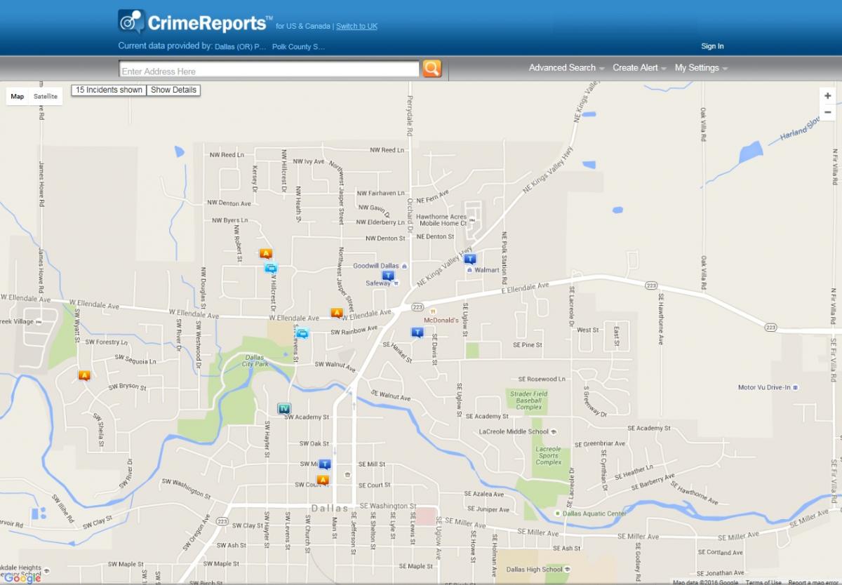 Crime Reports Website