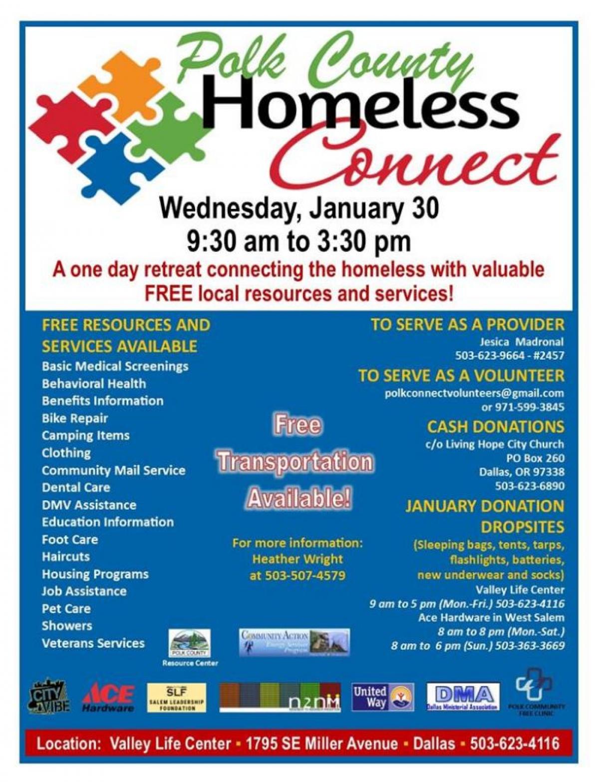 Polk County Homeless Connect Polk County Oregon Official Website