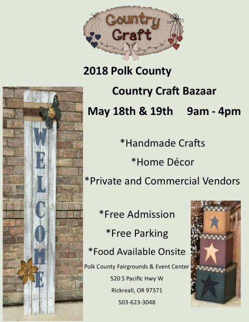 Spring Craft Home Decor Show Polk County Oregon Official Website