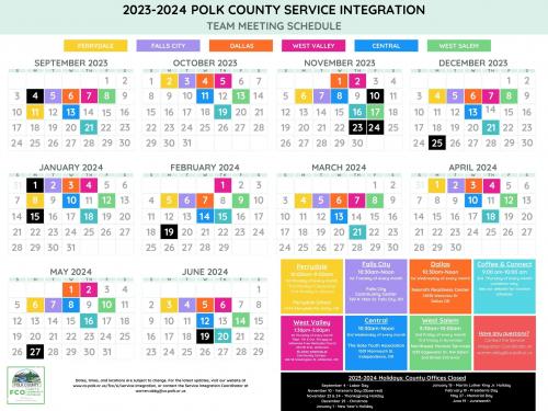 Polk County Calendar 25 26